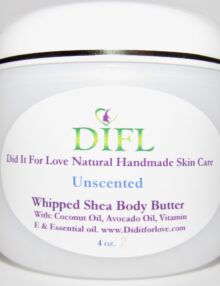 Unscented Whipped Shea Body Butter 4 oz