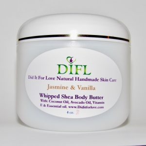 Jasmine & Vanilla Whipped Body Butter 4 oz