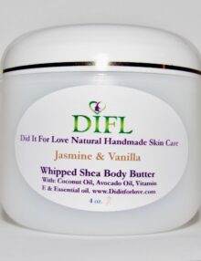 Jasmine & Vanilla Whipped Body Butter 4 oz