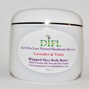 Lavender & Violet Whipped Body Butter 4 oz