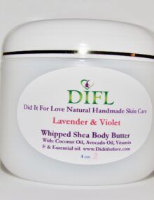 Lavender & Violet Whipped Body Butter 4 oz