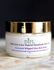 Unscented Whipped Shea Body Butter 4 oz
