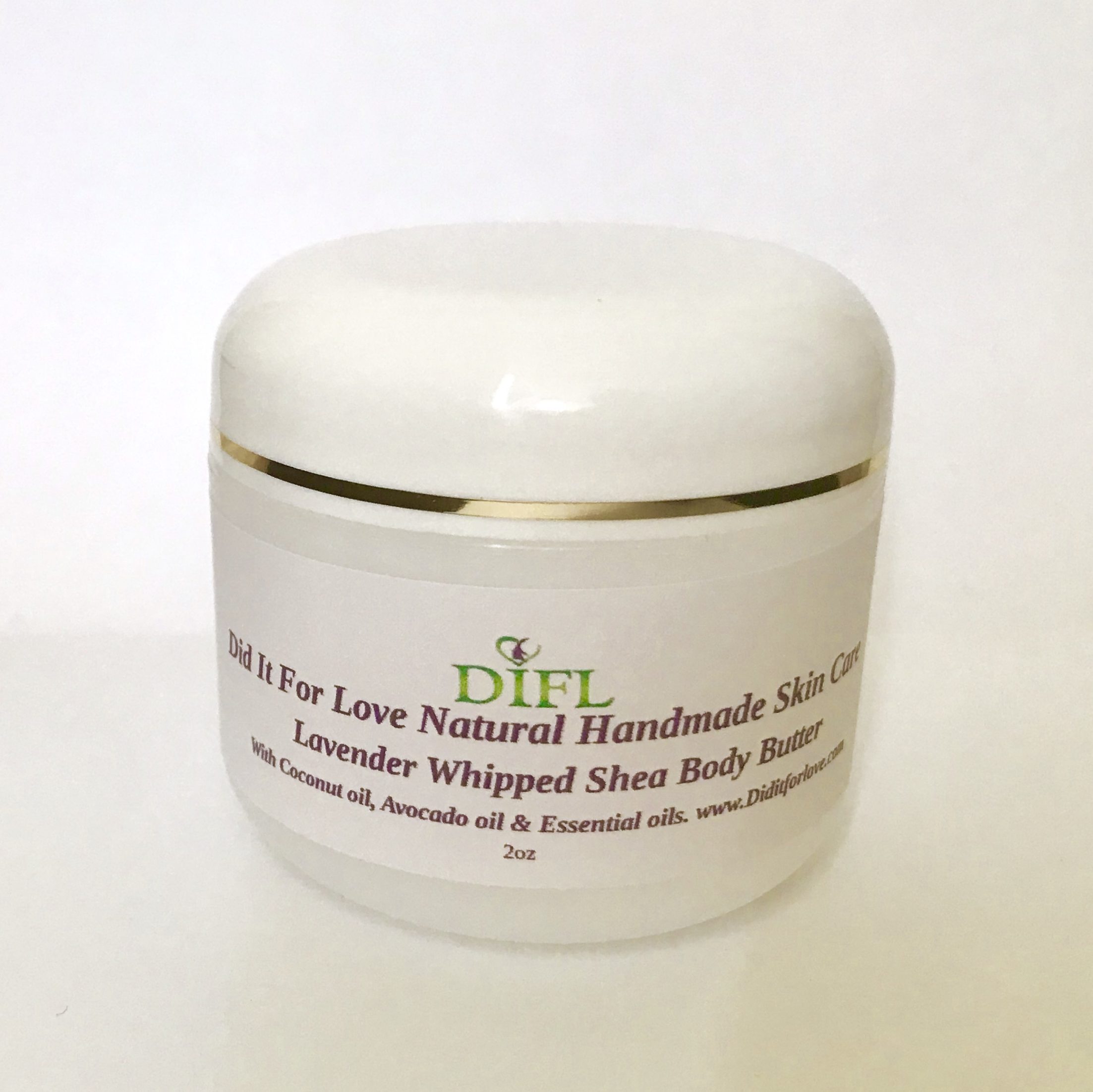 Lavender Whipped Shea Body Butter 2 oz.