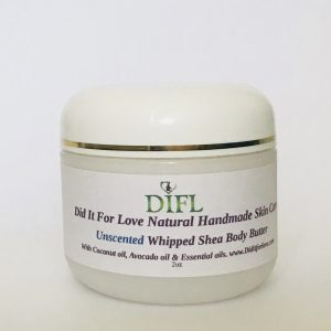 Unscented Whipped Shea Body Butter 2 oz.